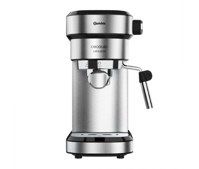 Cecotec máquina de café expresso com 20 bares, thermoblock e vaporizador.
