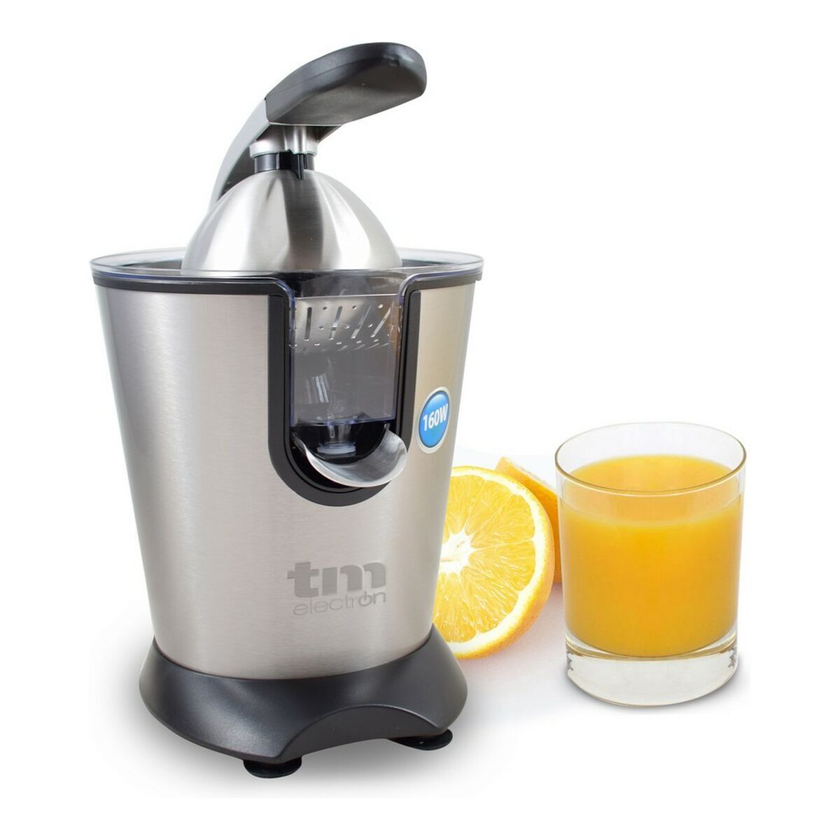 Espremedor électrique tm electron acier inox 160 w