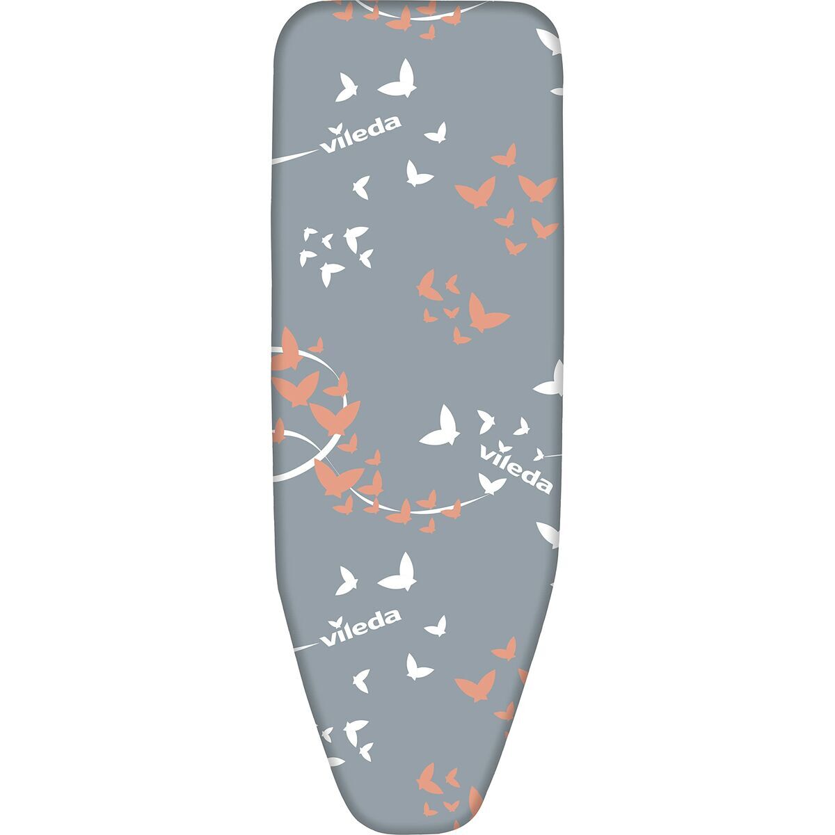 Capa para tábua de passar a ferro vileda 163229 premium 2 em 1 cinzento (130 x 45 cm)