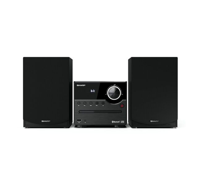 Mini-aparelhagem de música sharp xl-b512(bk)