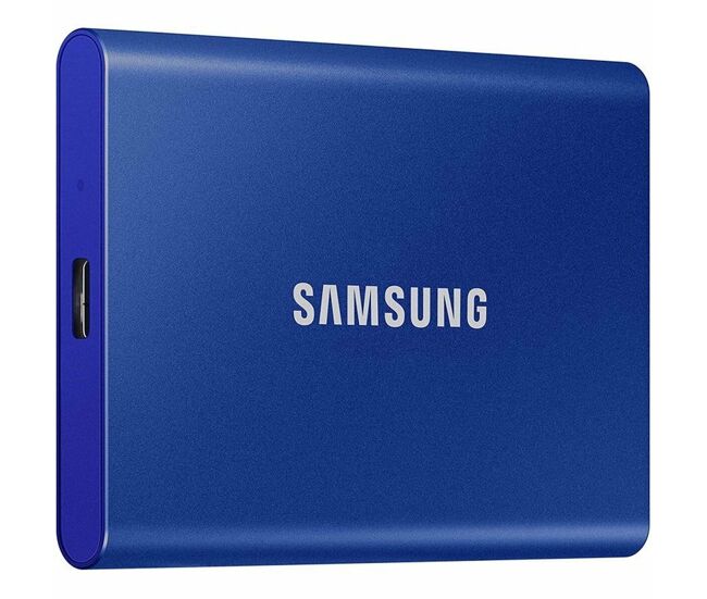 Samsung T7 Disque dur SSD PCIe NVMe USB 3.2 2TB Bleu