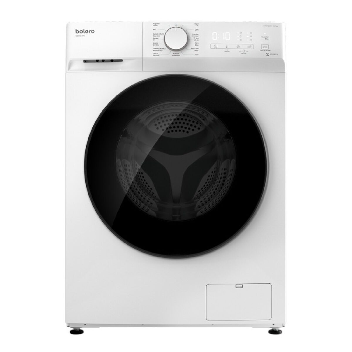 Cecotec máquina de lavar roupa de 10 kg de capacidade de lavagem e 7 de secagem, 1500 rpm e motor inverter plus.
