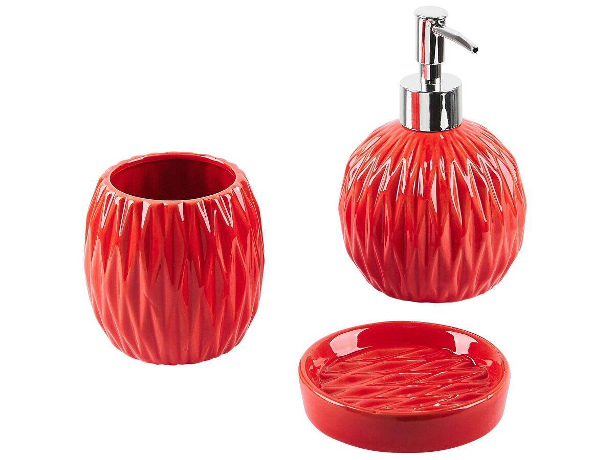 Beliani Conjunto de accesorios de baño BELEM