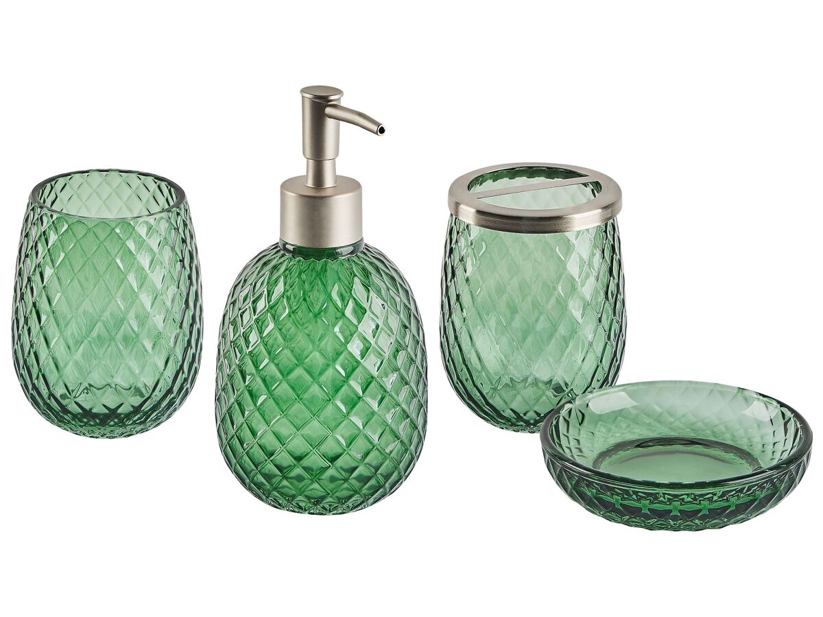 Beliani Conjunto de accesorios de baño CANOA
