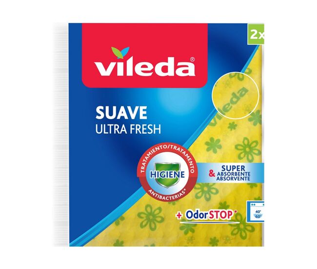 Pano de limpeza vileda jaune