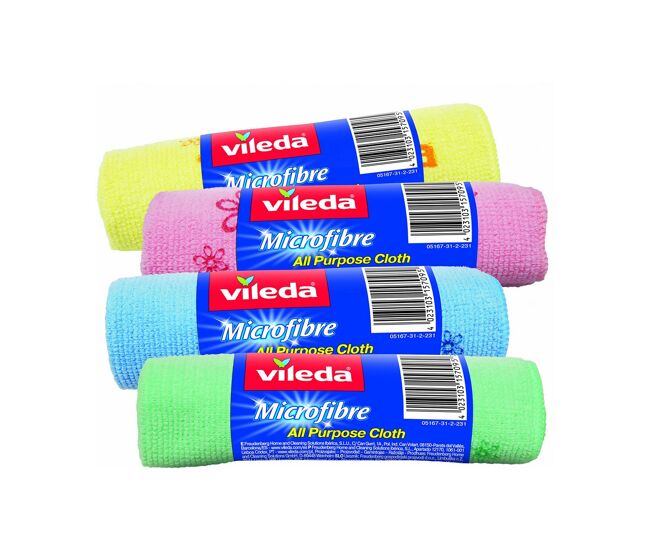 Pano de limpeza de microfibra vileda bleu microfibras