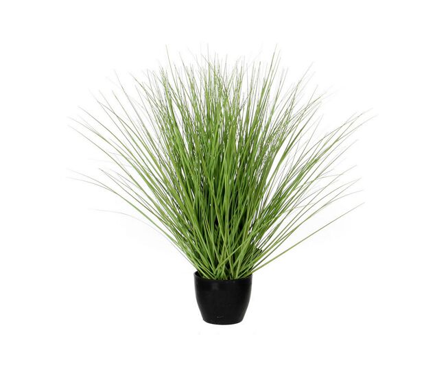 Planta decorativa mica decorations verde pvc erva