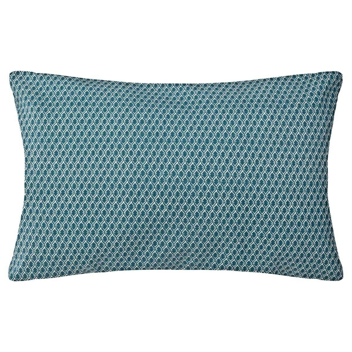 Almofada atmosphera otto azul algodão (50 x 30 cm)