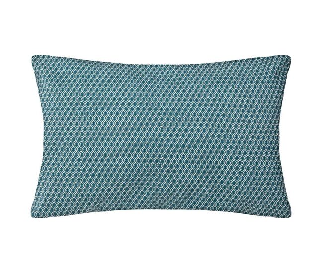 Almofada atmosphera otto azul algodão (50 x 30 cm)