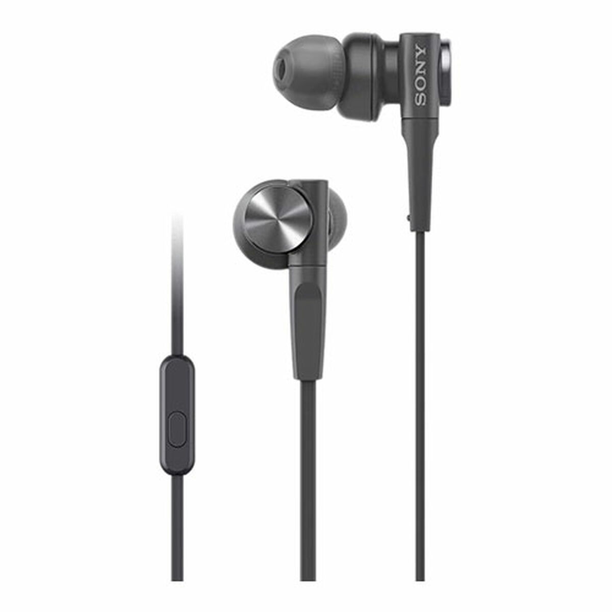 Auriculares com microfone sony preto