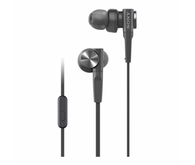 Auriculares com microfone sony preto