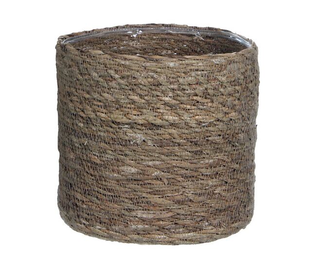 Cesto mica decorations atlantic castanho vime (16 x 16 cm) 16 x 16