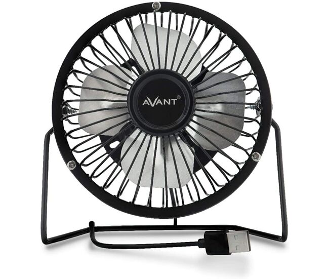 Avant ventilador usb | ventilador silencioso de mesa | ventilador usb silencioso | cabo de 1 metro incluído | 15cm 3 watts