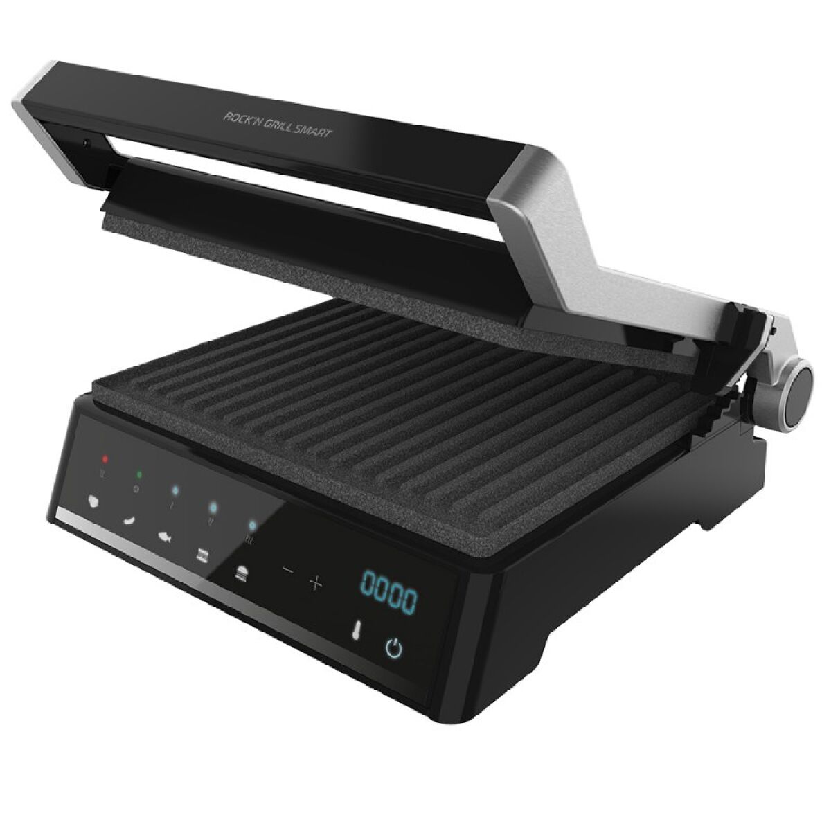 Cecotec grelhador elétrico de 2000 w com sistema autocook que ajusta o tempo e temperatura em função de modo e o ponto de