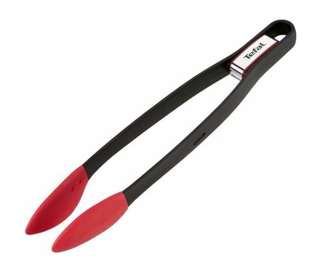 Pinça de cozinha tefal rouge noir silicone