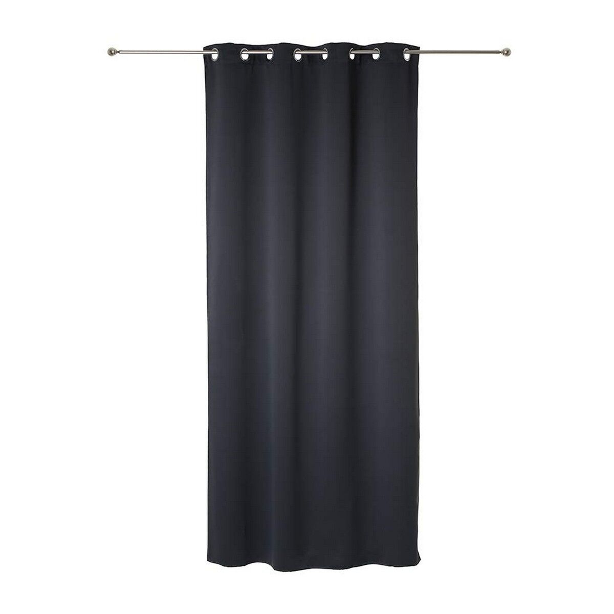 Cortina atmosphera cinzento escuro cinzento 260 x 140 cm