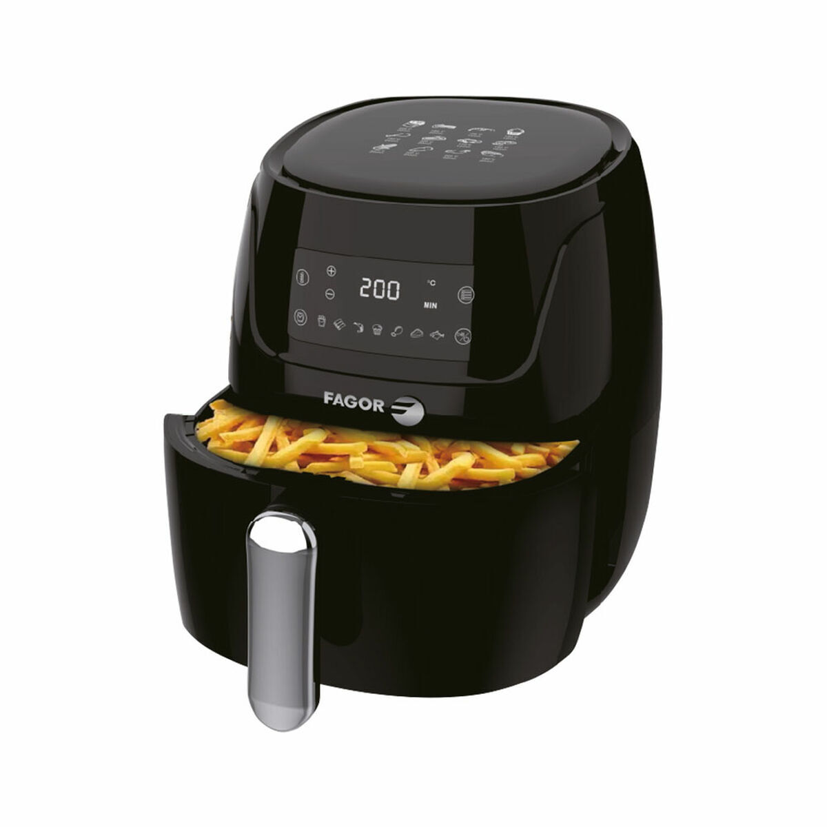 Fritadeira sem óleo fagor naturfry fge7822 preto 1800 w 5,7 l