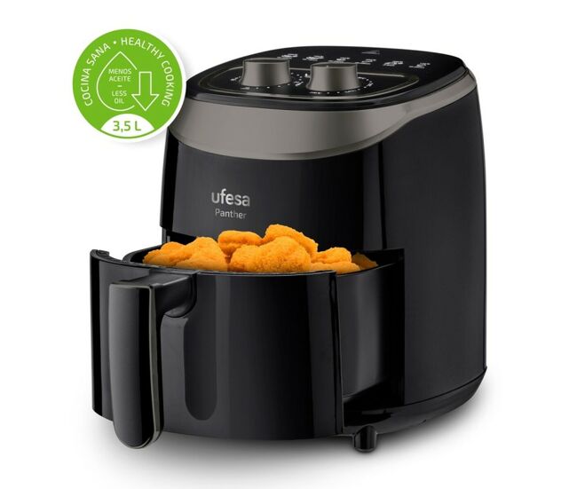 Fritadeira sem óleo ufesa panther preto 1200 w