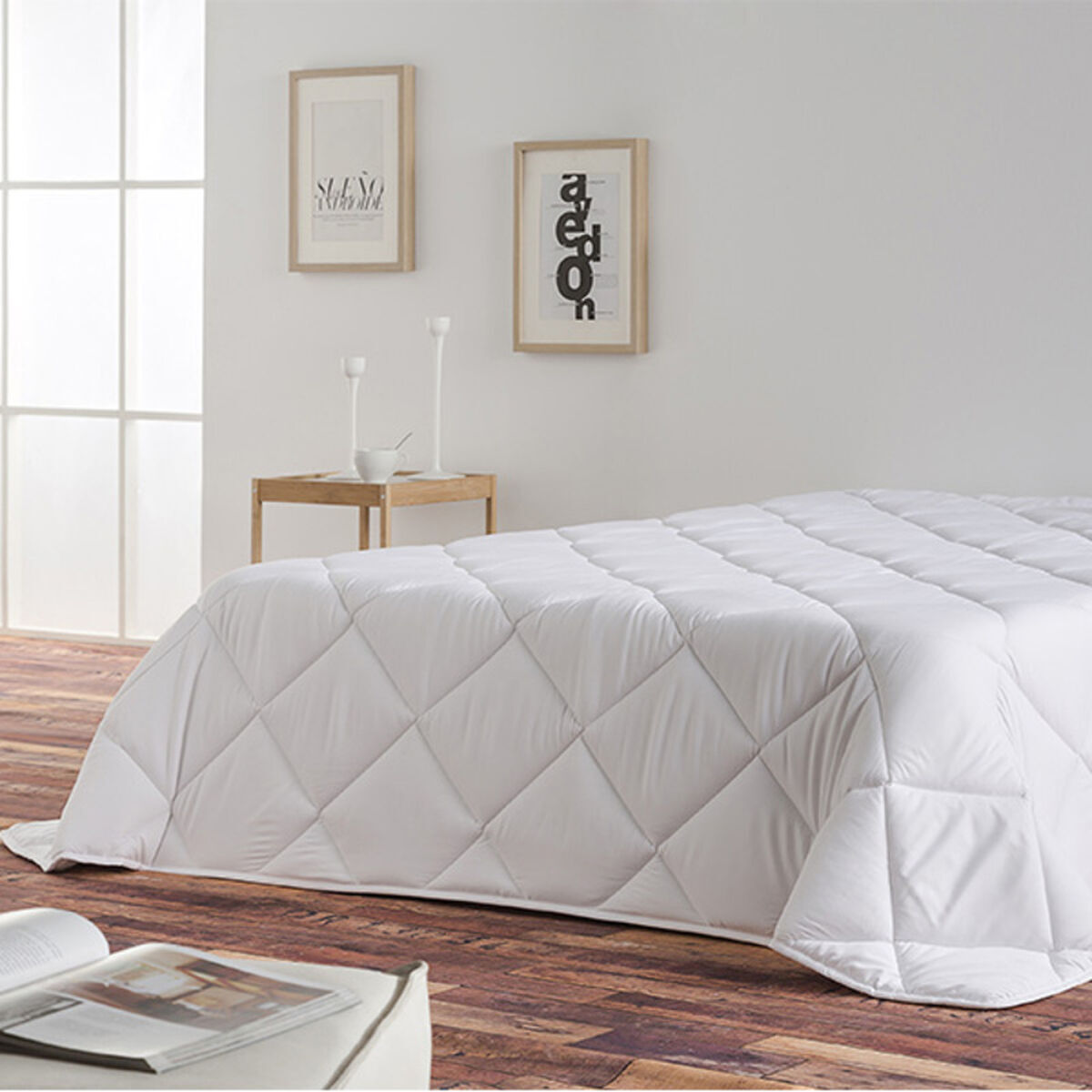 Enchimento nórdico naturals branco cama de 105 (180 x 220 cm)