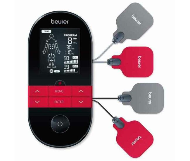 Eletroestimulador beurer em59 digital 4 elétrodos