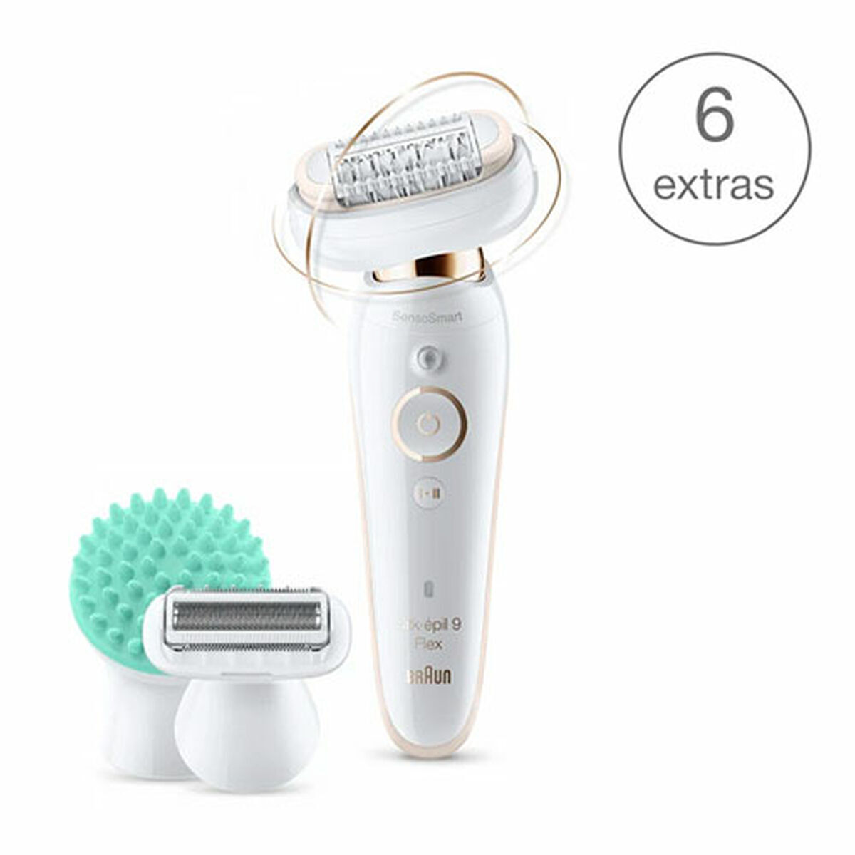 Braun Depiladora Elétrica Silk Épil 9 Branco
