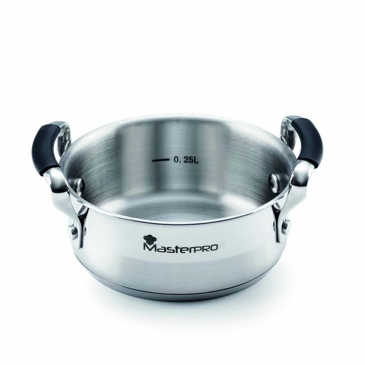 Caçarola masterpro ø 12 cm prateado aço inoxidável