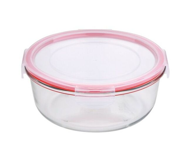 Lancheira hermética san ignacio vermelho vidro de borosilicato (1,2 l)
