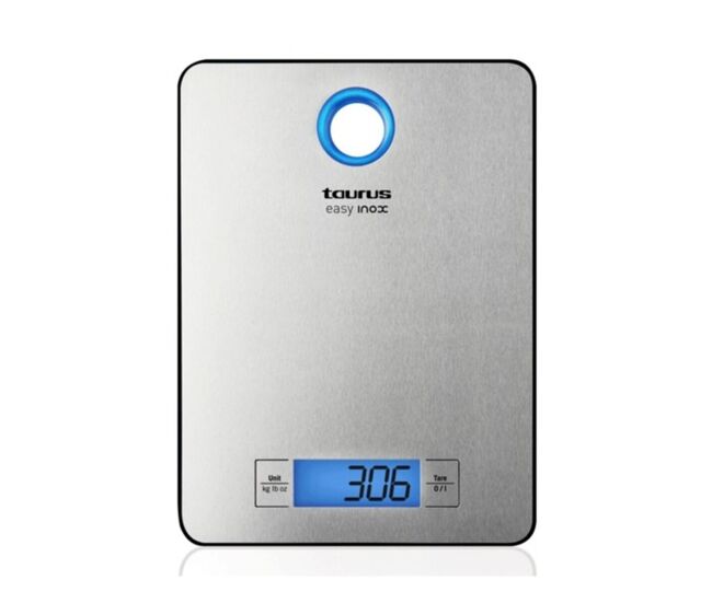 Balança de cozinha taurus easy inox aço inoxidável