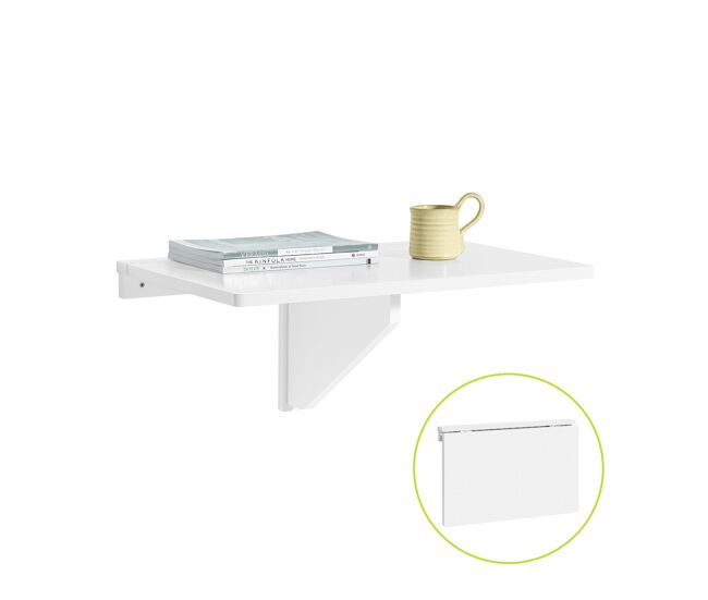 Mesa de parede dobrável,mesa dobrável,mobiliário para crianças,mesa para computador portátil,mesa de almoço,secretária fwt03-w sobuy pt