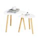 2 Mesas de centro FBT74-W SoBuy 56x55 2 Mesas de centro FBT74-W SoBuy 56x55 Branco