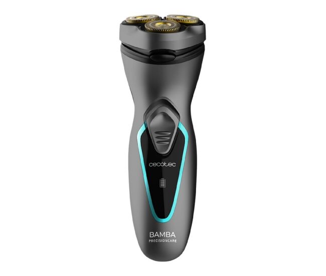 Cecotec máquina de barbear rotativa com revestimento de titânio com movimento 3d.