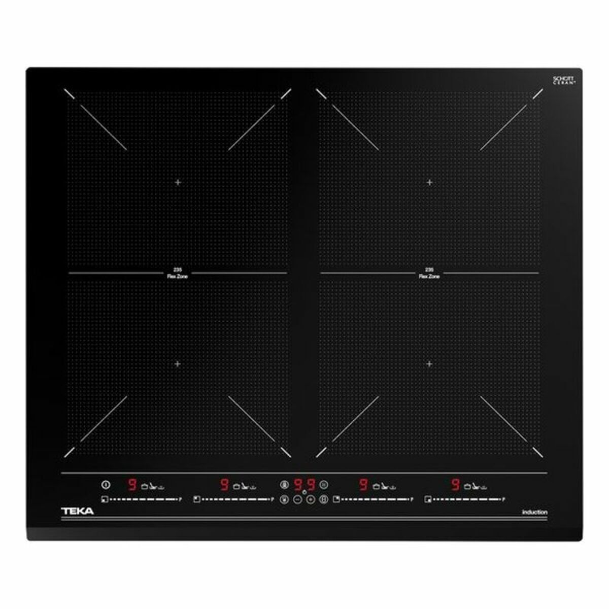 Placa de indução teka izf64600msp 60 cm noir (4 zonas de cozedura)