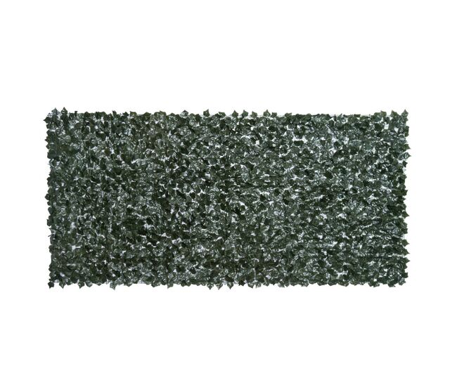 Outsunny vedação artificial em rolo 3,1,5m vedação de privacidade para balcão jardim exterior planta decorativa de parede pe verde