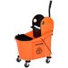 Balde de Esfregona Plástico PP, Metal HOMCOM Balde de Esfregona Plástico PP, Metal HOMCOM Laranja
