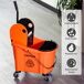 Balde de Esfregona Plástico PP, Metal HOMCOM Balde de Esfregona Plástico PP, Metal HOMCOM Laranja