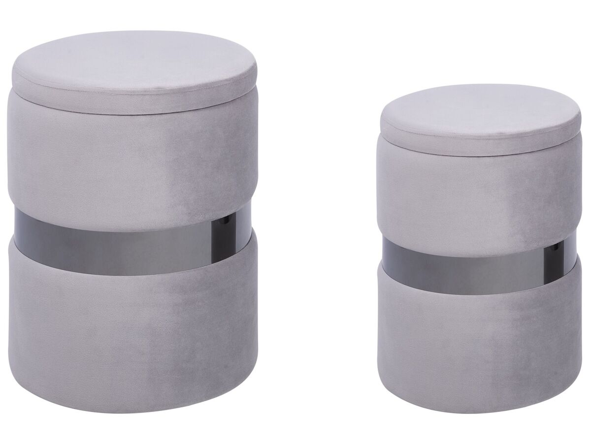 Conjunto de pufes Beliani DORIS