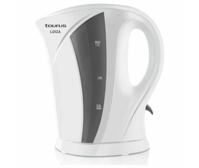 Bouilloire taurus loiza 2000 W 1,7 L blanc/gris