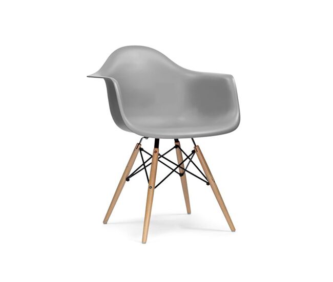 Conjunto 4 cadeiras design neo (cinza)