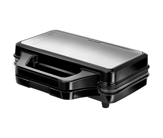 Mpm mop-45m sanduicheira 4 sanduíches forma triangular, revestimento anti-aderente, temperatura automática, 900, acier inox / noir