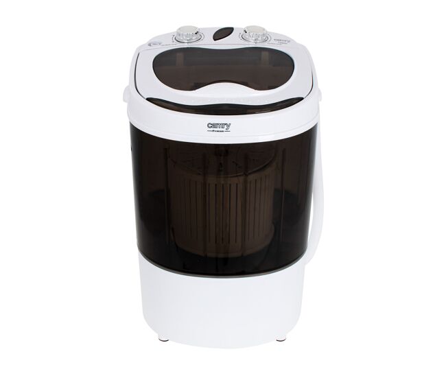 Camry cr 8054 machine de lavar roupa 3kg mini, 1kg centrifugada, perfeita para campismo, caravanas e autocaravanas, 150, noir blanc