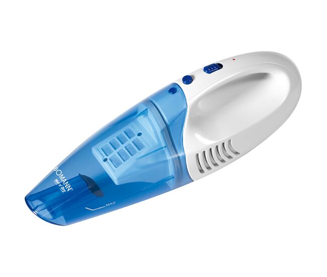 Bomann aks 960 cb aspirateur de mão sans fil, húmidos / secos, recarregável, sem saco bateria, 1400 , bleu