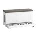 Casa para gatos com 3 tigelas incorporadas FSR136-W SoBuy Casa para gatos com 3 tigelas incorporadas FSR136-W SoBuy Branco