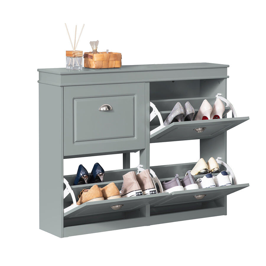 Sapateira com 4 portas FSR79-HG SoBuy