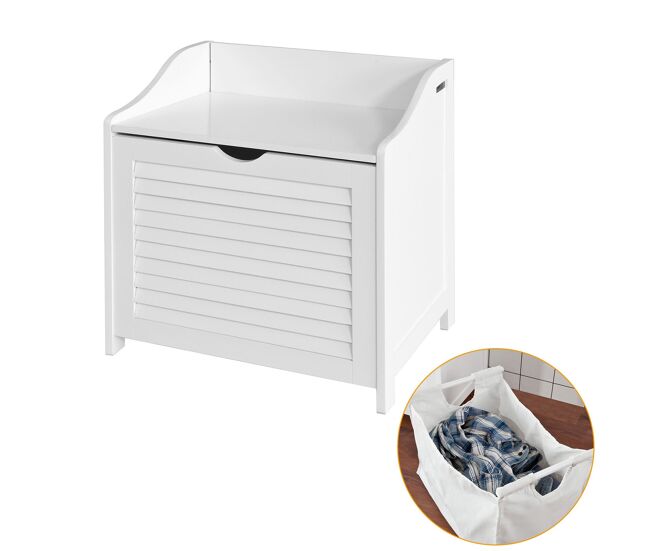 Cesto para roupa suja fsr40-w sobuy