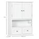 Armário de Parede MDF kleankin, casa - casa de banho 50 Armário de Parede MDF kleankin, casa - casa de banho 50 Branco