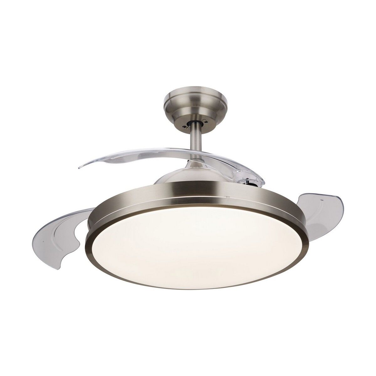 Ventilador de teto com luz philips atlas nikel 450 lm 28 w