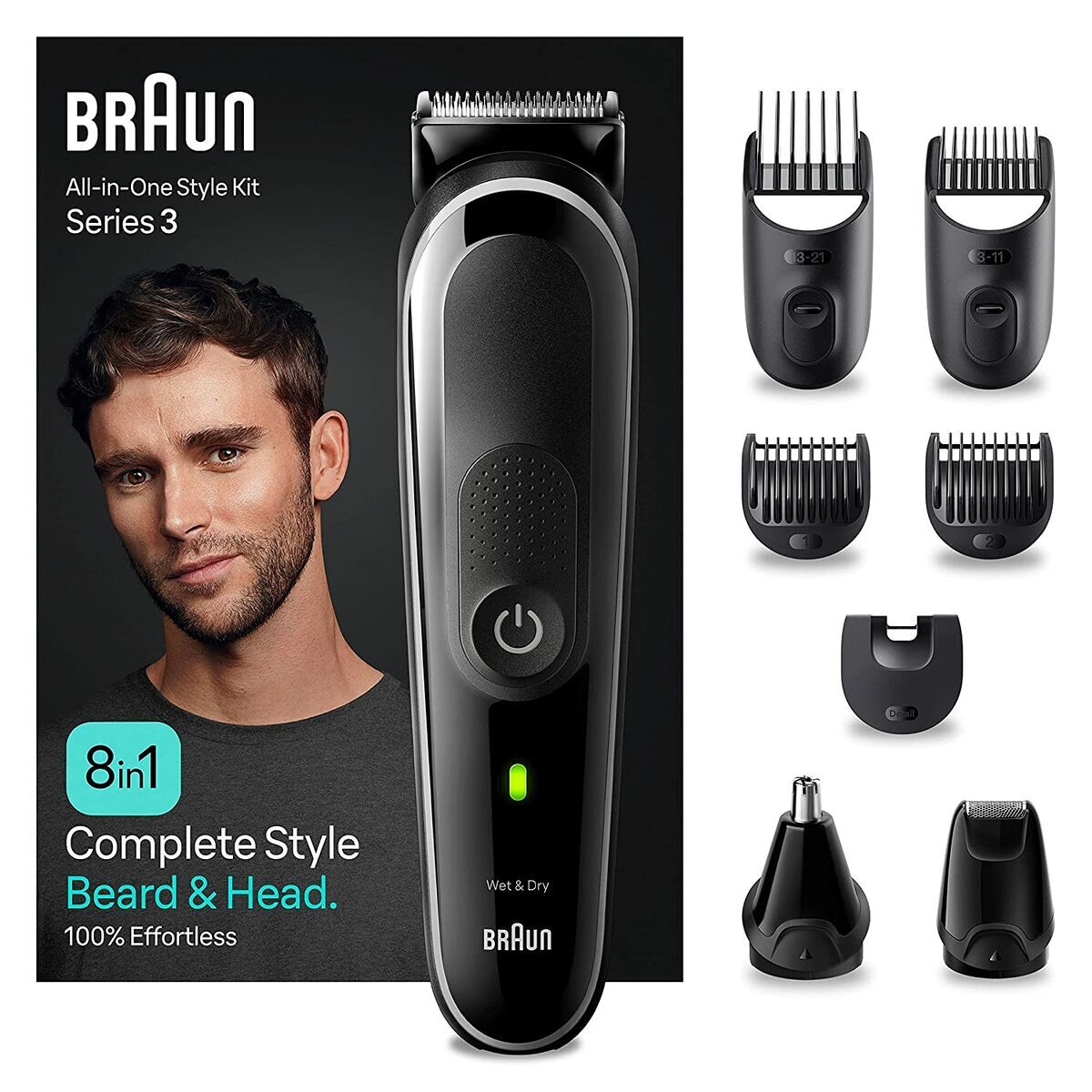 Máquina de barbear braun mgk3440