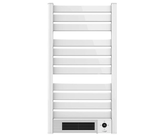 Cecotec toalheiro électrique com aquecedor cerâmico integrado. potência total de 2000 w. ecrã led. controlo remoto. temporizador 24h. ipx4. ajustes de temperatura. termostato.