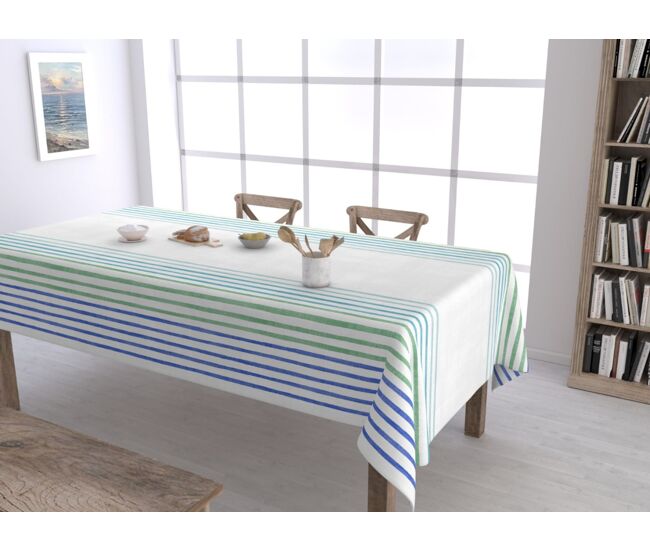 Toalha de mesa antimanchas morgan 150x250cm