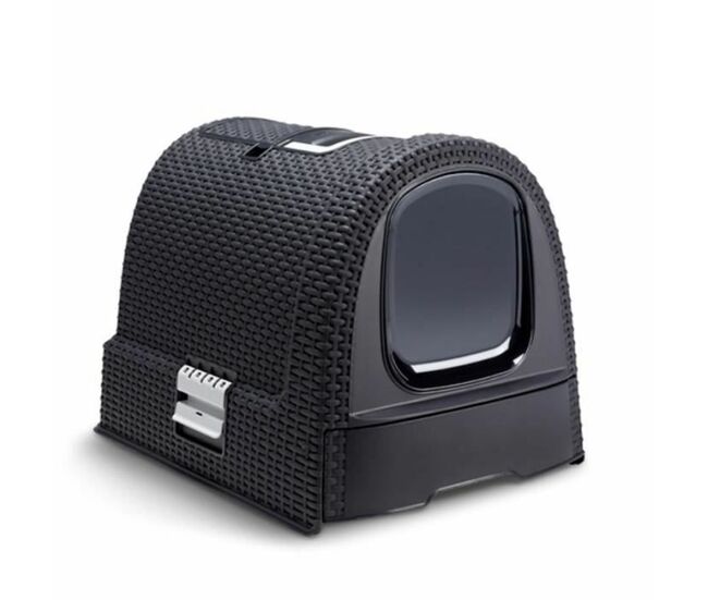 Caixa de areia para gatos curver 51 x 38,5 x 39,5 cm antracite